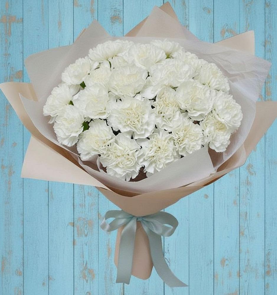 Букет цветов из: Гвоздики в Хотеичи