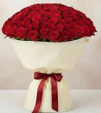 Букет 101 Красная роза Милано в Хотеичи