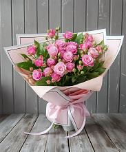 Букет Розовый кустик в Хотеичи