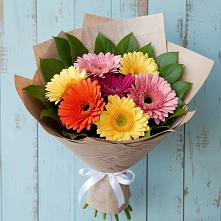 Букет цветов из:  Герберы #REPLACE_PRED# Хотеичи