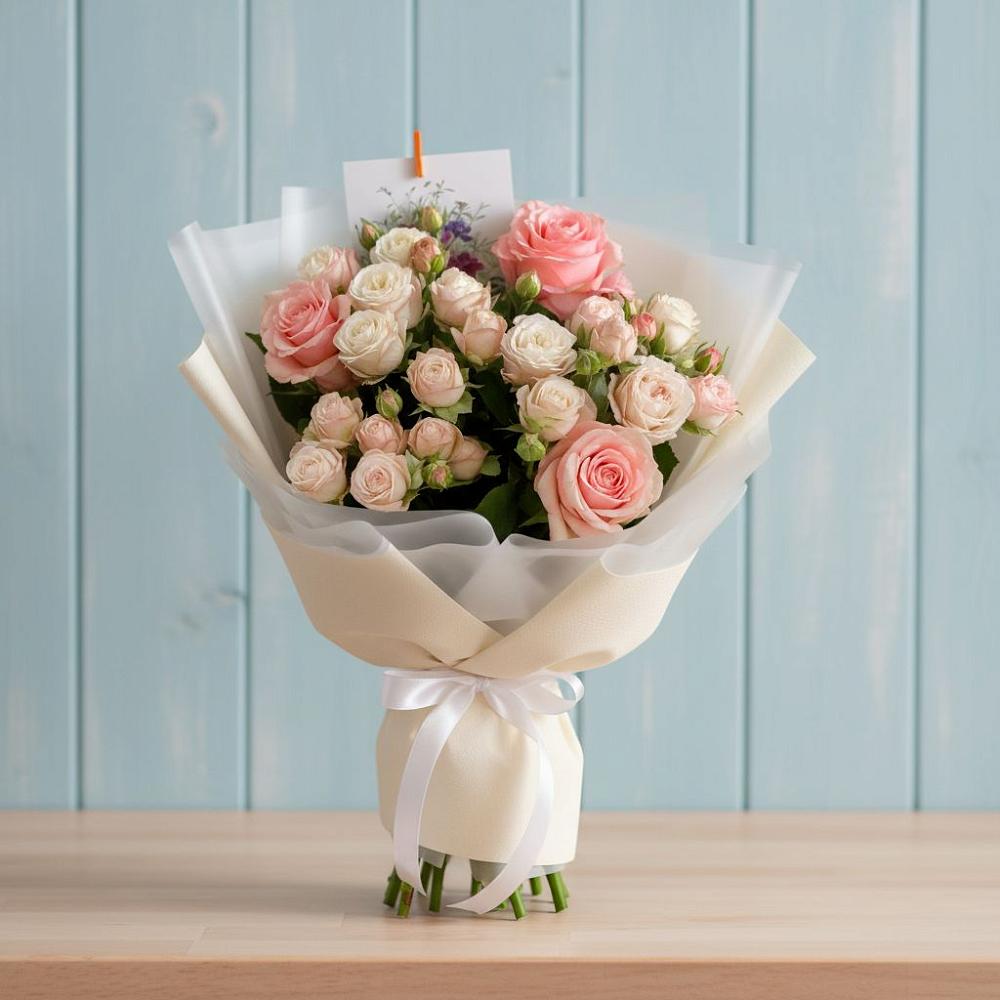 Букет цветов из: Розы в Хотеичи