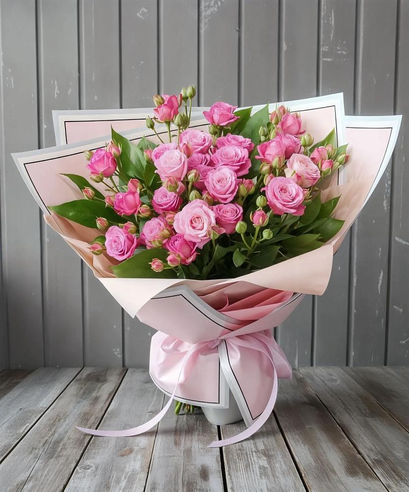 Букет Розовый кустик в Хотеичи