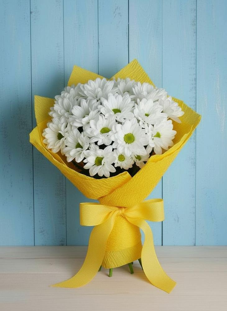 Букет цветов из: Хризантемы в Хотеичи