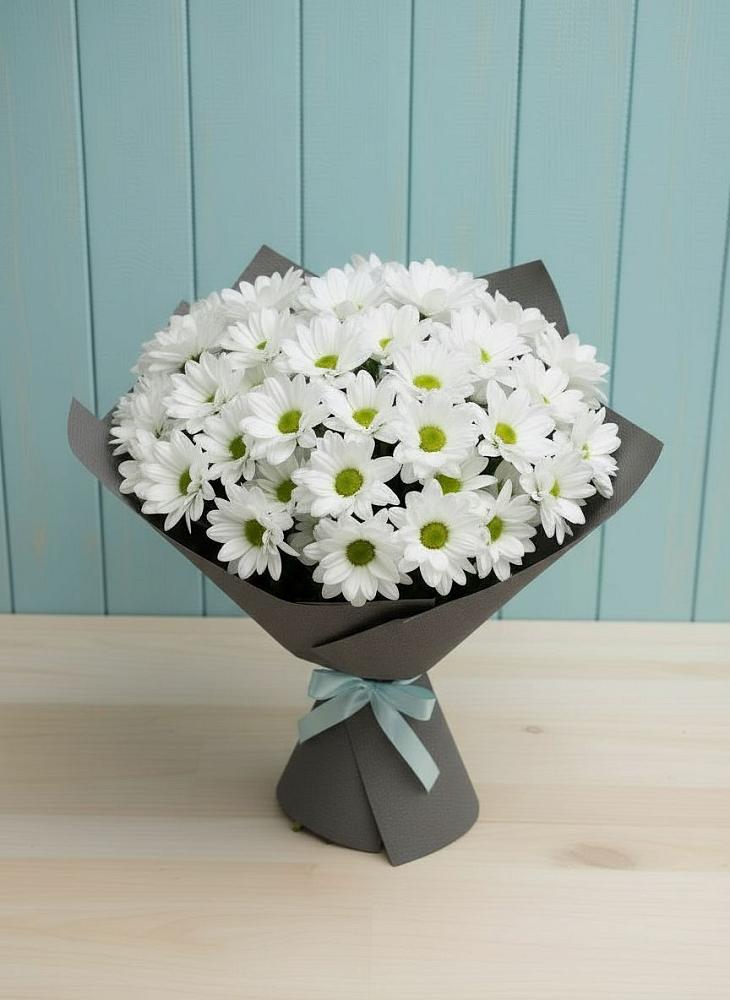 Букет цветов из: Хризантемы в Хотеичи