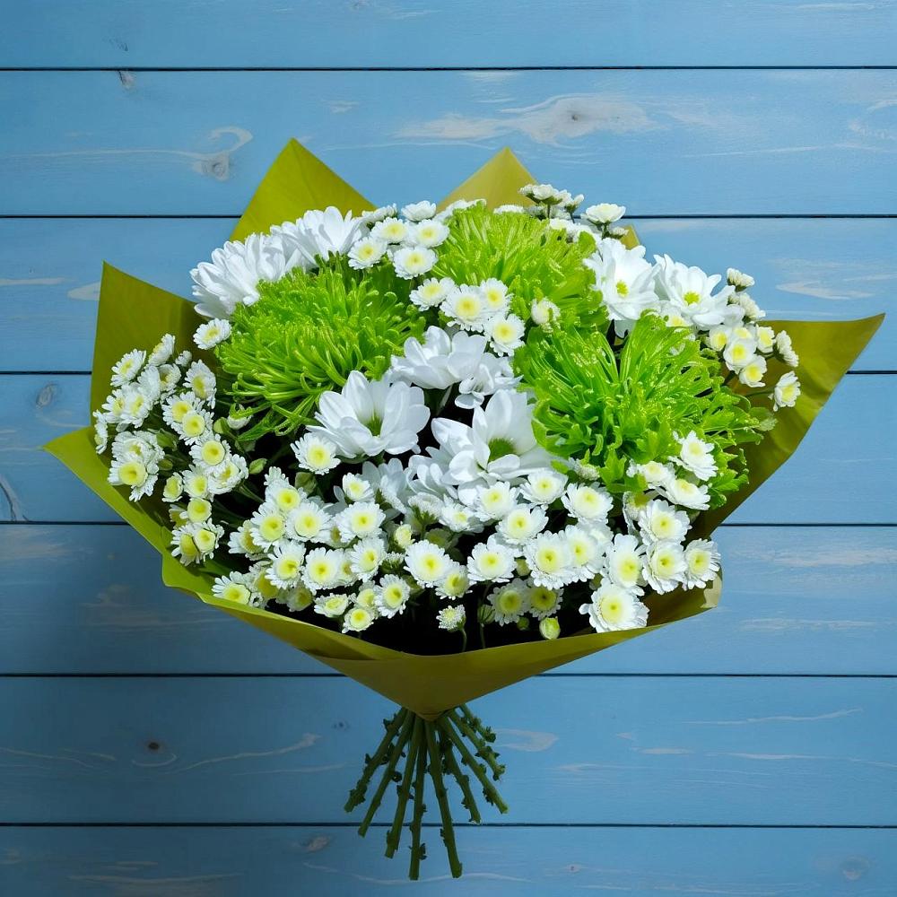Букет цветов из: Хризантемы в Хотеичи