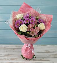 Букет цветов из:  Герберы #REPLACE_PRED# Хотеичи