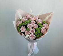 Букет цветов из:  Розы и Хризантемы в Хотеичи