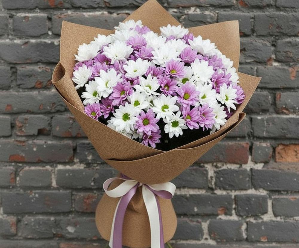 Букет цветов из: Хризантемы в Хотеичи