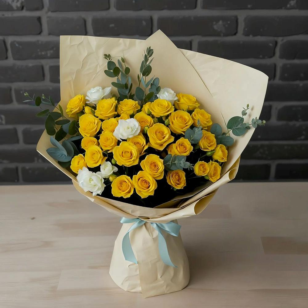 Букет цветов из: Розы в Хотеичи