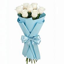 Букет 7 белых роз Проуд #REPLACE_PRED# Хотеичи