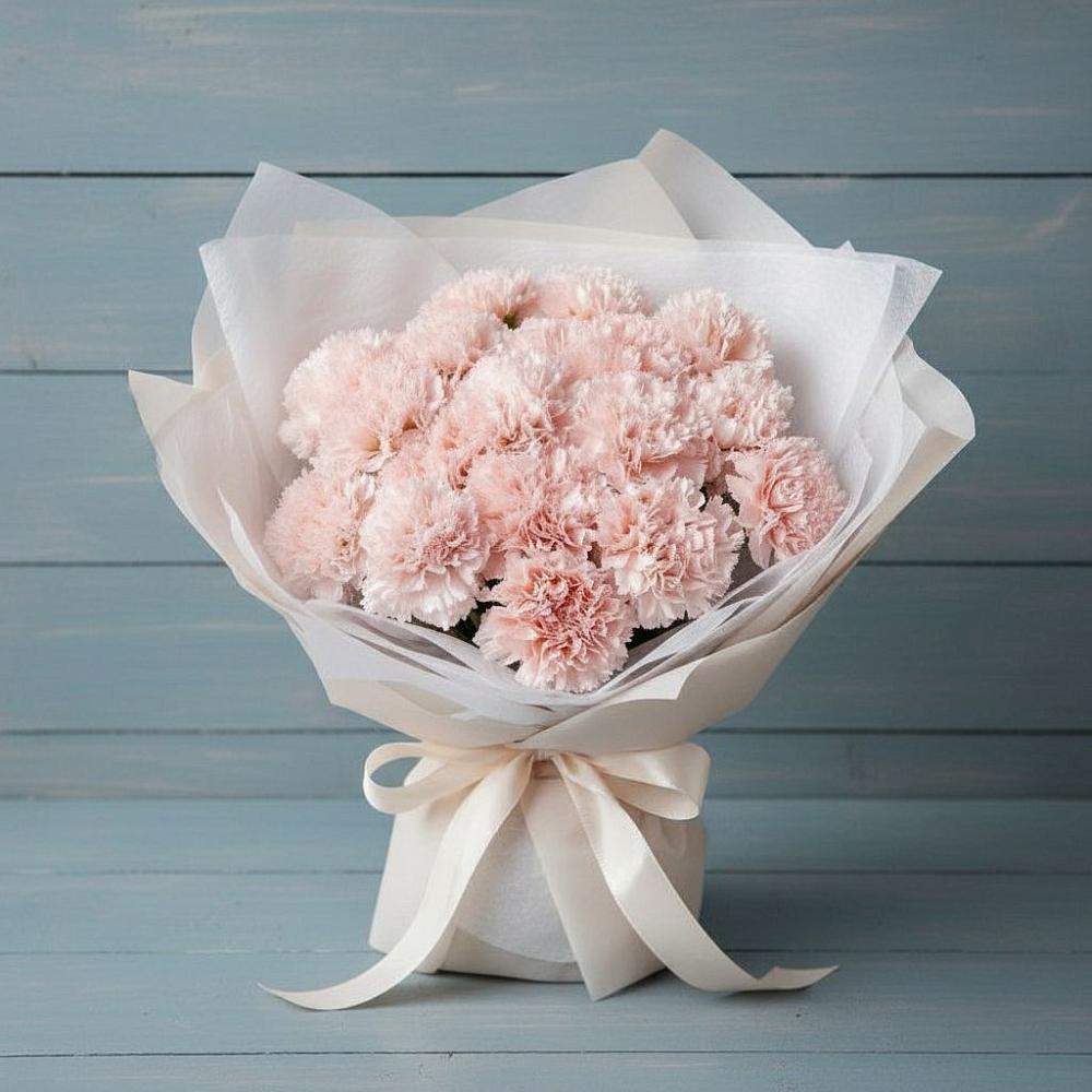 Букет цветов из: Гвоздики в Хотеичи