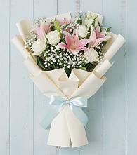 Букет цветов из:  Лилии в Хотеичи