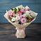 Букет цветов из: Хризантемы, Альстромерии и Розы в Хотеичи